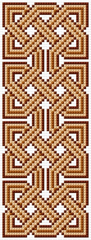Bookmark free cross-stitch pattern