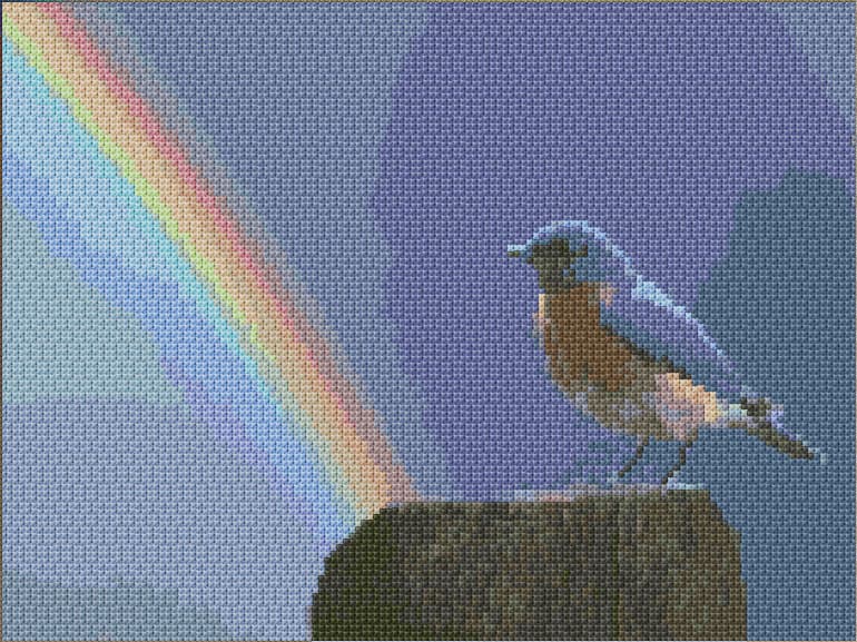 After yhe Rain free cross-stitch pattern