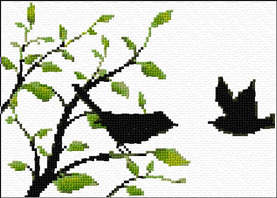Wedding free cross-stitch pattern
