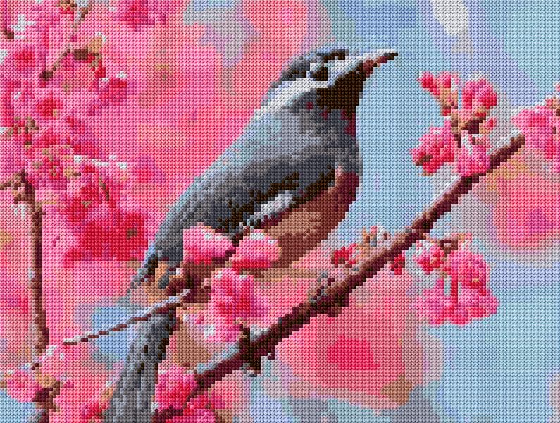 Spring Song free cross-stitch pattern