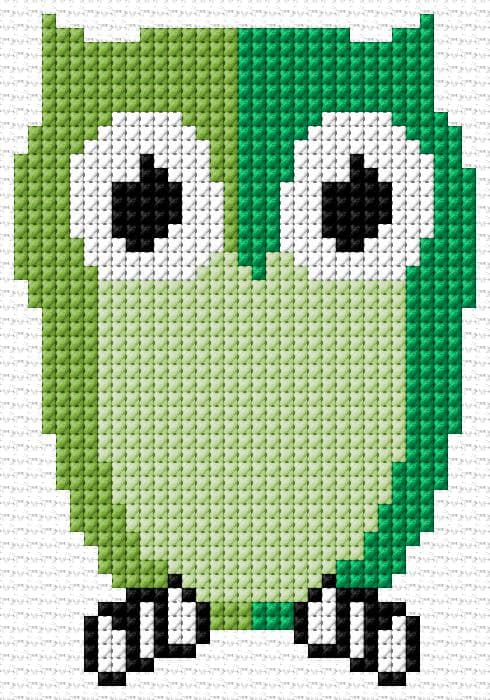 Owl free cross-stitch pattern