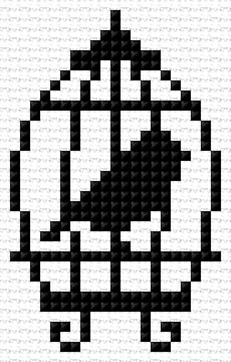 Birdcage free cross-stitch pattern