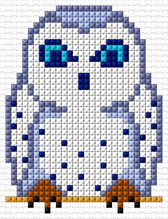 Owl free cross-stitch pattern
