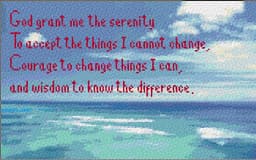 Serenity Prayer